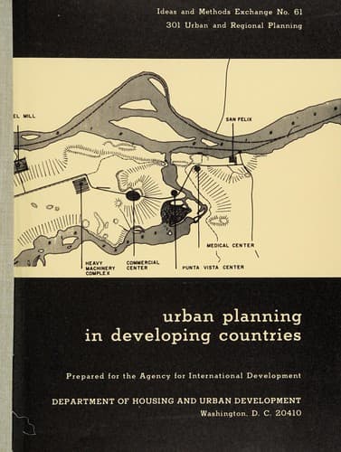 Tapa de Urban planning in developing countries