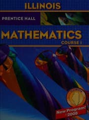 Tapa de Prentice Hall mathematics, course 1