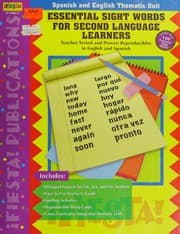 Tapa de Essential Sight Words for Second Language Learners