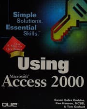 Tapa de Using Microsoft Access 2000