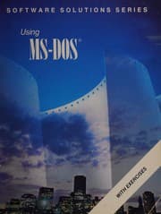 Tapa de Using MS-DOS