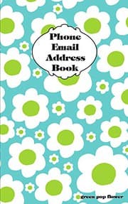 Tapa de Green Pop Flower Address Book