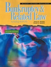 Tapa de Bankruptcy and related law