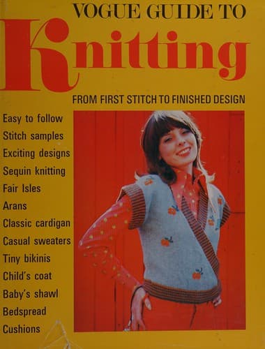 Tapa de Vogue guide to knitting