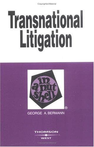 Tapa de Transnational litigation in a nutshell