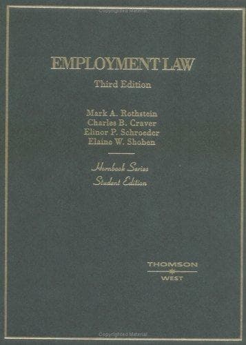 Tapa de Employment law
