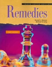 Tapa de Remedies (Black Letter Outlines) (Black Letter Outline)