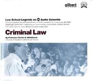 Tapa de Law School Legends Criminal Law