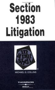 Tapa de Section 1983 Litigation in a Nutshell