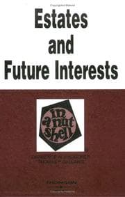 Tapa de Estates and future interests in a nutshell