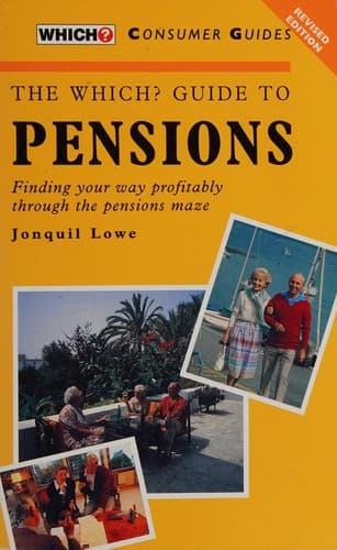 Tapa de "Which?" Guide to Pensions ("Which?" Consumer Guides)