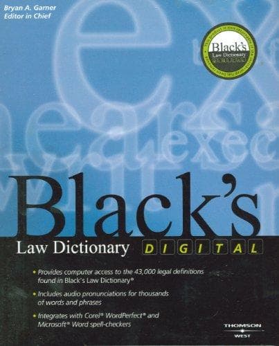 Tapa de Black's Law Dictionary Digital