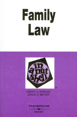 Tapa de Family Law in a Nutshell, 5th (Nutshell Series)