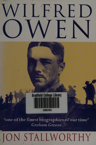 Tapa de Wilfred Owen