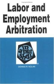 Tapa de Labor and employment arbitration in a nutshell