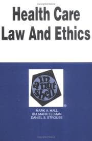 Tapa de Health care law and ethics in anutshell