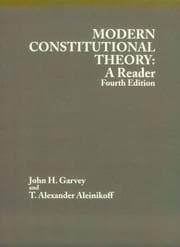Tapa de Modern Constitutional Theory