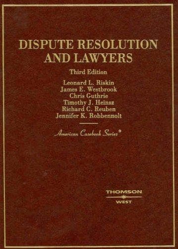 Tapa de Dispute resolution and lawyers
