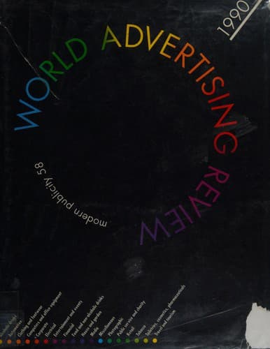 Tapa de World Advertising Review 1990