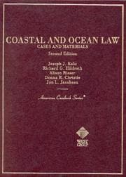 Tapa de Coastal and ocean law