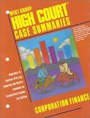 Tapa de High Court Case Summaries