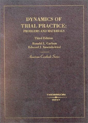 Tapa de Dynamics of trial practice