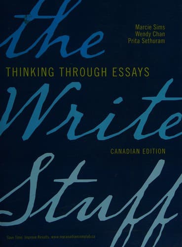 Tapa de The write stuff