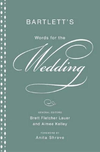 Tapa de Bartlett's Words for the Wedding