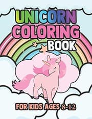 Tapa de Unicorn Coloring Book for Kids Ages 8-12