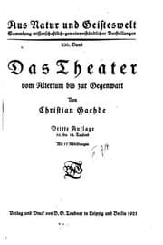 Tapa de Das Theater Vom Altertum Bis Zur Gegenwart
