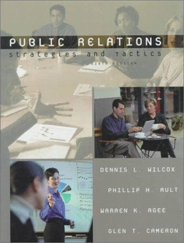 Tapa de Public relations
