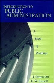 Tapa de Introduction to public administration