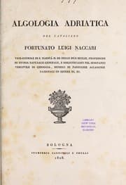 Tapa de Algologia adriatica