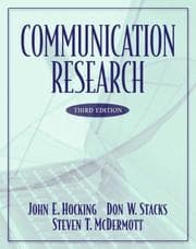 Tapa de Communication research