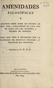Tapa de Amenidades filosóficas