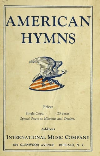 Tapa de American hymns