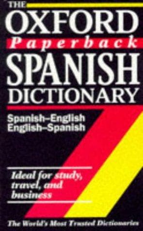 Tapa de The Oxford paperback Spanish dictionary