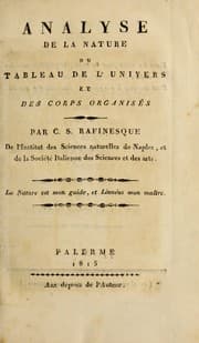 Tapa de Analyse de la nature