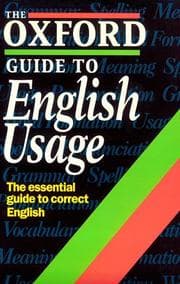 Tapa de The Oxford guide to English usage
