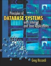 Tapa de Principles of Database Systems with Internet and Java Applications