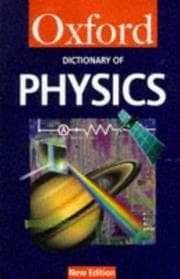 Tapa de A Dictionary of Physics