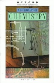 Tapa de A dictionary of chemistry