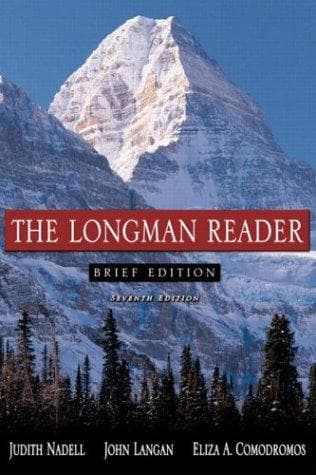 Tapa de The Longman reader