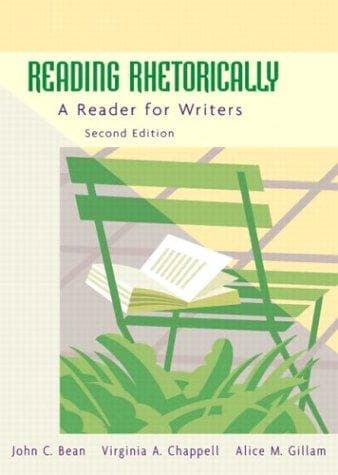 Tapa de Reading rhetorically