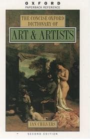 Tapa de The concise Oxford dictionary of art & artists