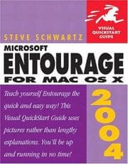 Tapa de Microsoft Entourage 2004 for Mac OS X