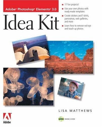 Tapa de Adobe Photoshop Elements 3.0 idea kit