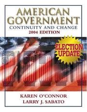 Tapa de American Government 2004