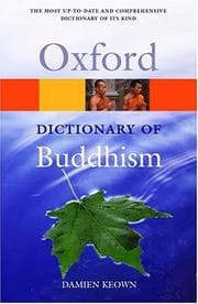 Tapa de A Dictionary of Buddhism