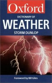 Tapa de A dictionary of weather